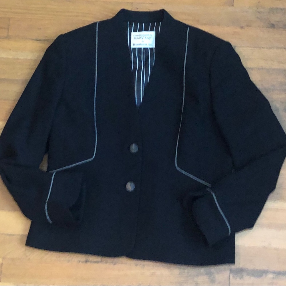 MARY KAY BLACK BLAZER JACKET 12